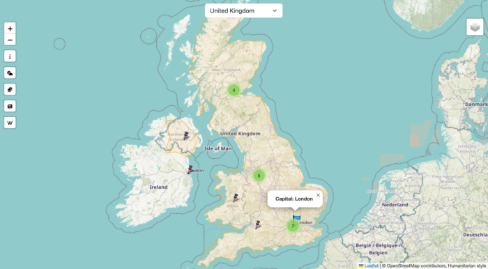 Gazetteer Screenshot